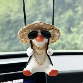 Car Pendant Cute Anime Little Duck Swing Auto Rear..