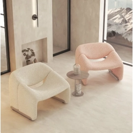 Single Sofa Light Luxury Extremely Simple Chair Ne..